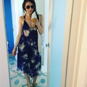 Vintage VS Sily Tie-Dye Cover Up or sheer dress